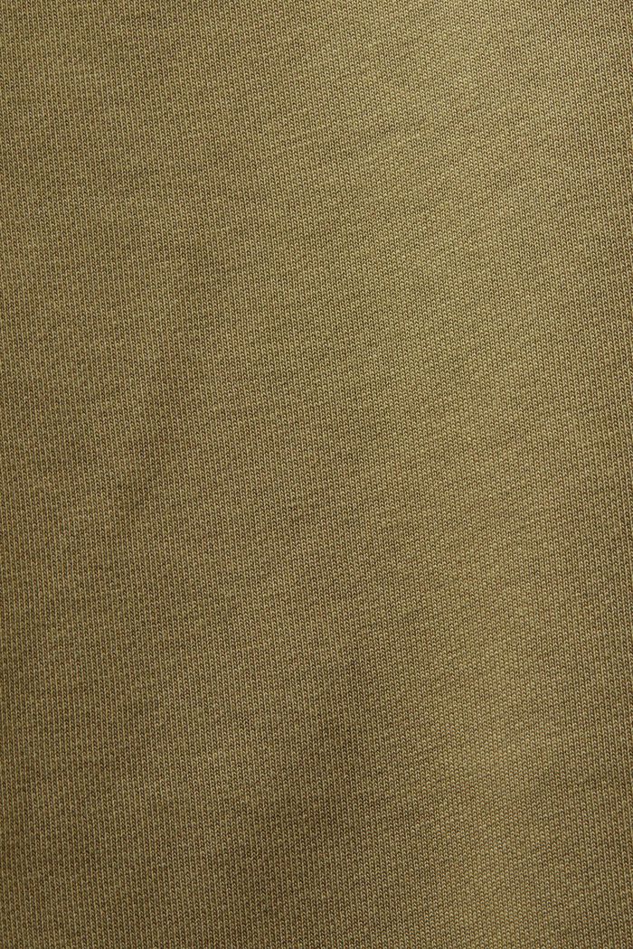Logo-Sweatpants aus Baumwollfleece, OLIVE, detail image number 5