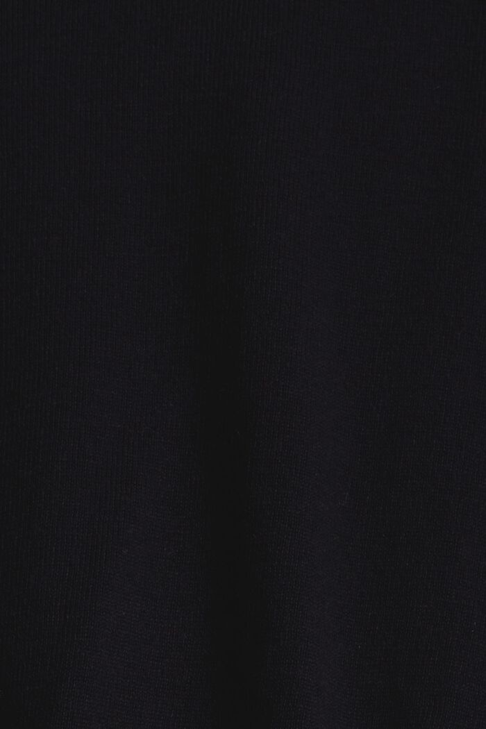 Strickpullover aus Baumwolle, BLACK, detail image number 1