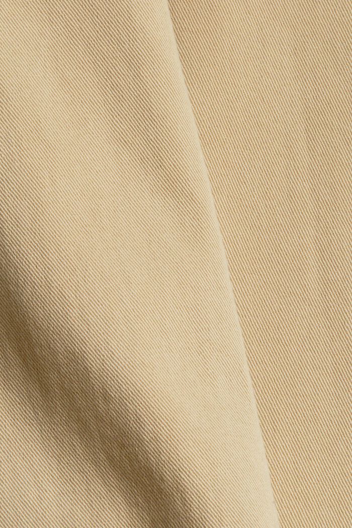 Stretch-Hose mit Zipper-Detail, SAND, detail image number 1