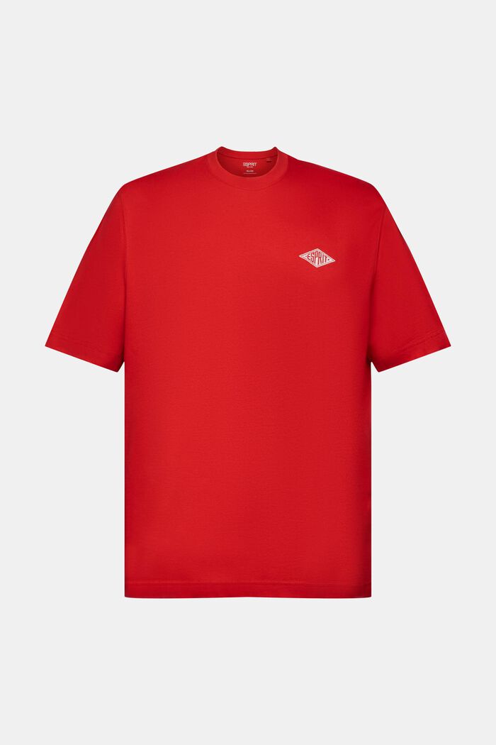 Kurzärmliges Logo-T-Shirt, DARK RED, detail image number 5