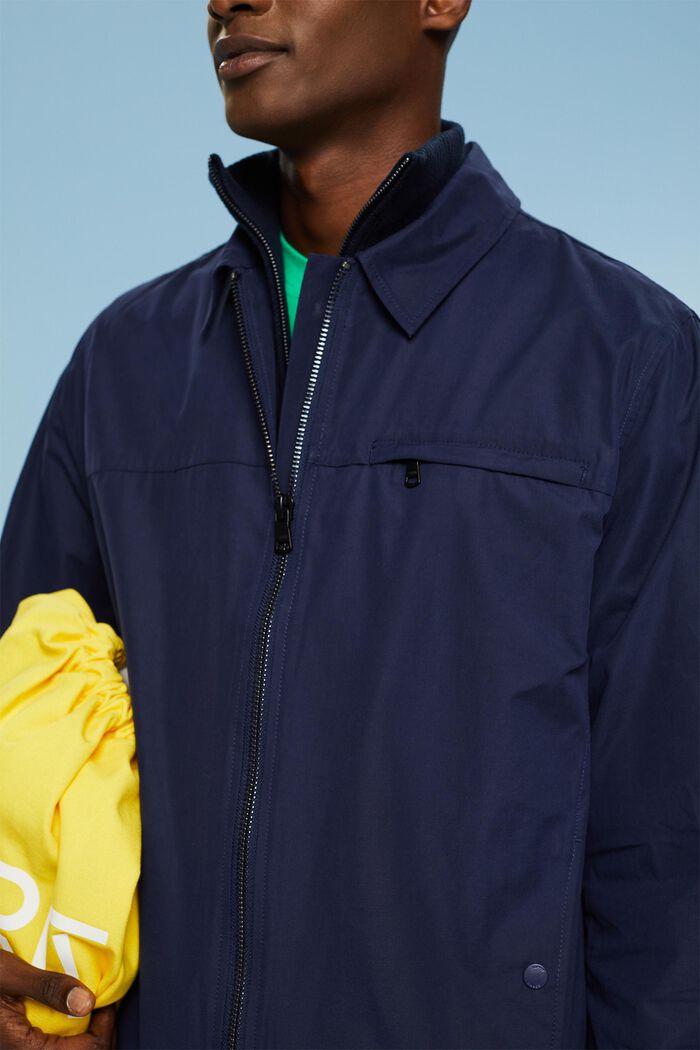 Jacke mit Reißverschluss, DARK BLUE, detail image number 3