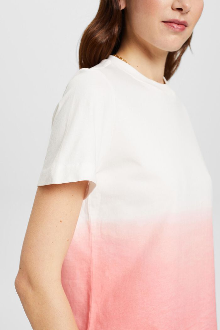 T-Shirt aus Baumwolle mit Farbverlauf, PINK, detail image number 2