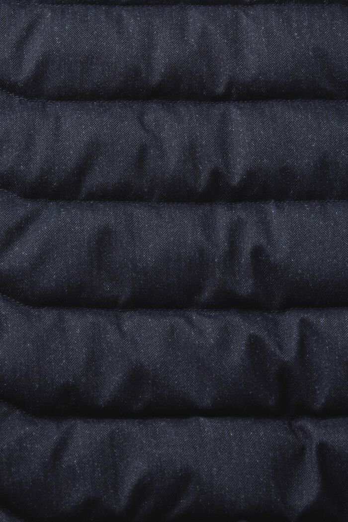 Recycelt: Leichte Pufferjacke, NAVY, detail image number 4
